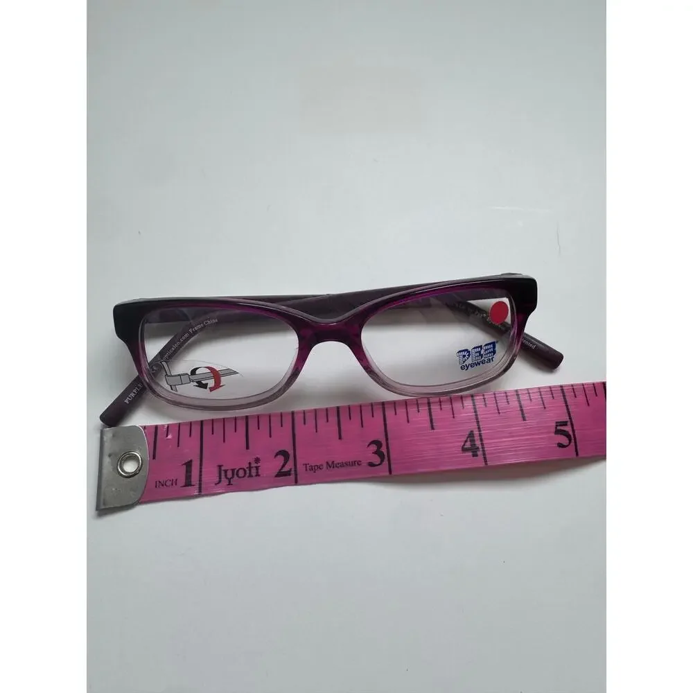 NEW Pez Kids Eyewear popsicle Purple Rectangle frames